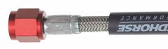 Redhorse Performance 900-06-08-3 -06 AN Nitrous and Fuel line, 8 inches - red