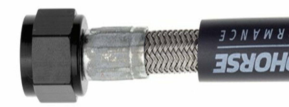 Redhorse Performance 900-06-24-2 -06 2 feet Nitrous and Fuel line - black.