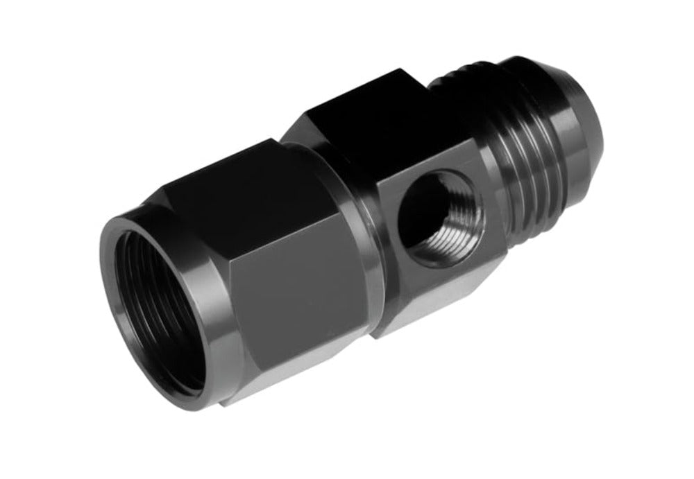Redhorse Performance 9192-04-2 -04 Male to -04 Female AN/JIC with 1/8in NPT in hex - black