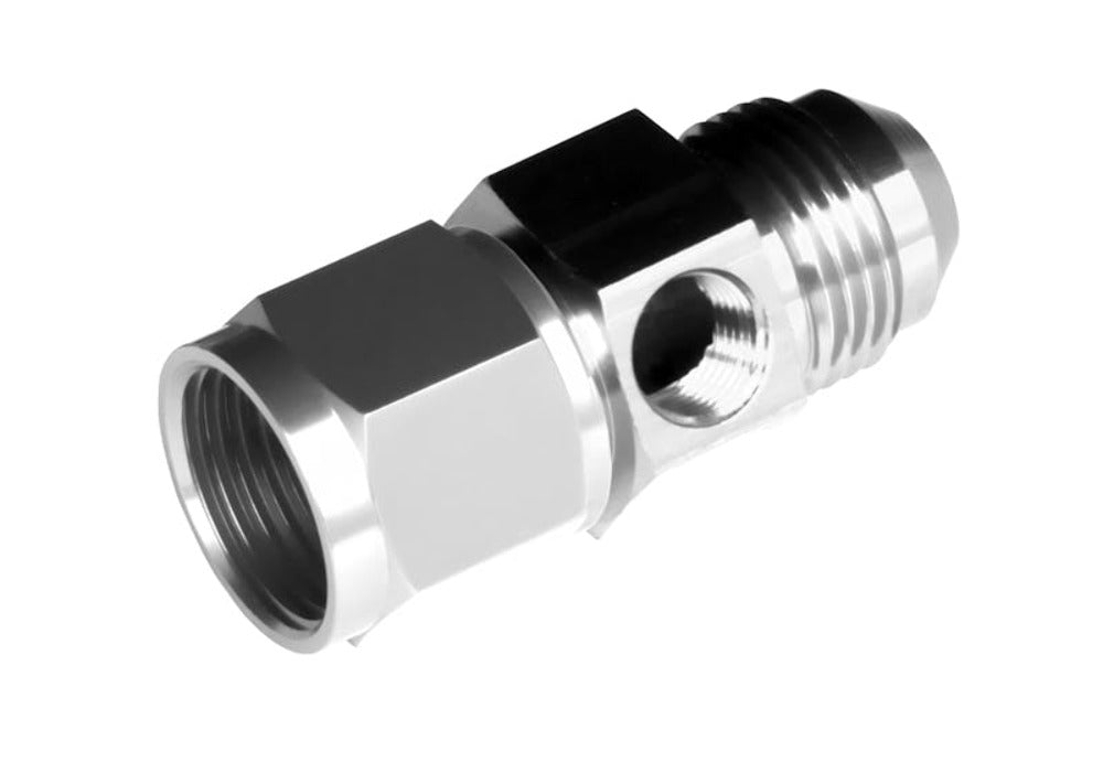 Redhorse Performance 9192-04-5 -04 Male to -04 Female AN/JIC with 1/8in NPT in hex - clear