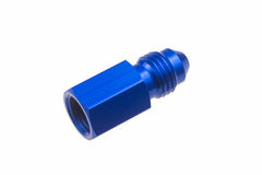 Redhorse Performance 9195-03-02-1 -03 AN Male to 1/8in NPT Female gauge adapter, straight - blue