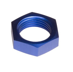 Redhorse Performance 924-08-1 -08 AN/JIC aluminum bulkhead nut - blue - 2/pkg