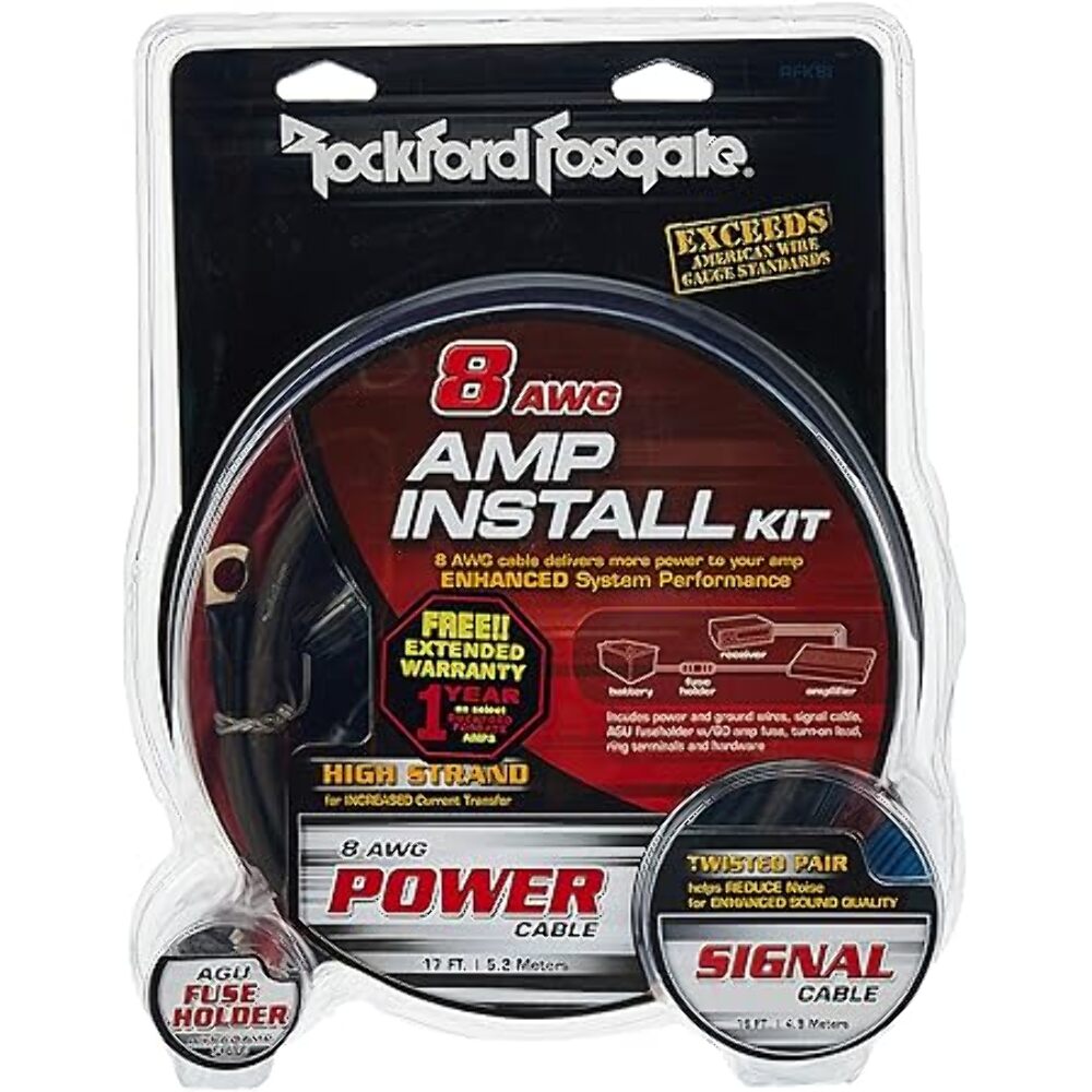 Rockford Fosgate Replacement Wiring Kit for Amplified Loaded Enclosures 1130-59232-01