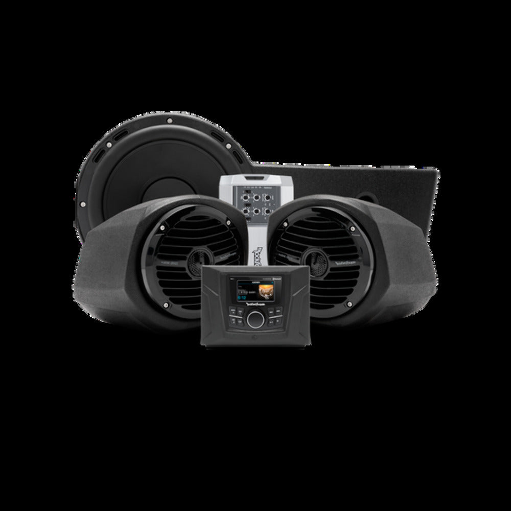 Rockford Fosgate 400 watt stereo front speaker and subwoofer kit for select General models GNRL-STAGE3