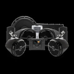 Rockford Fosgate 400 watt stereo front speaker subwoofer & rear speaker kit for select General GNRL-STAGE4