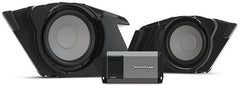 Rockford Fosgate 2014+ Harley-Davidson and Dual 10" Saddlebag Subwoofer Kit pn hd14-sbsub