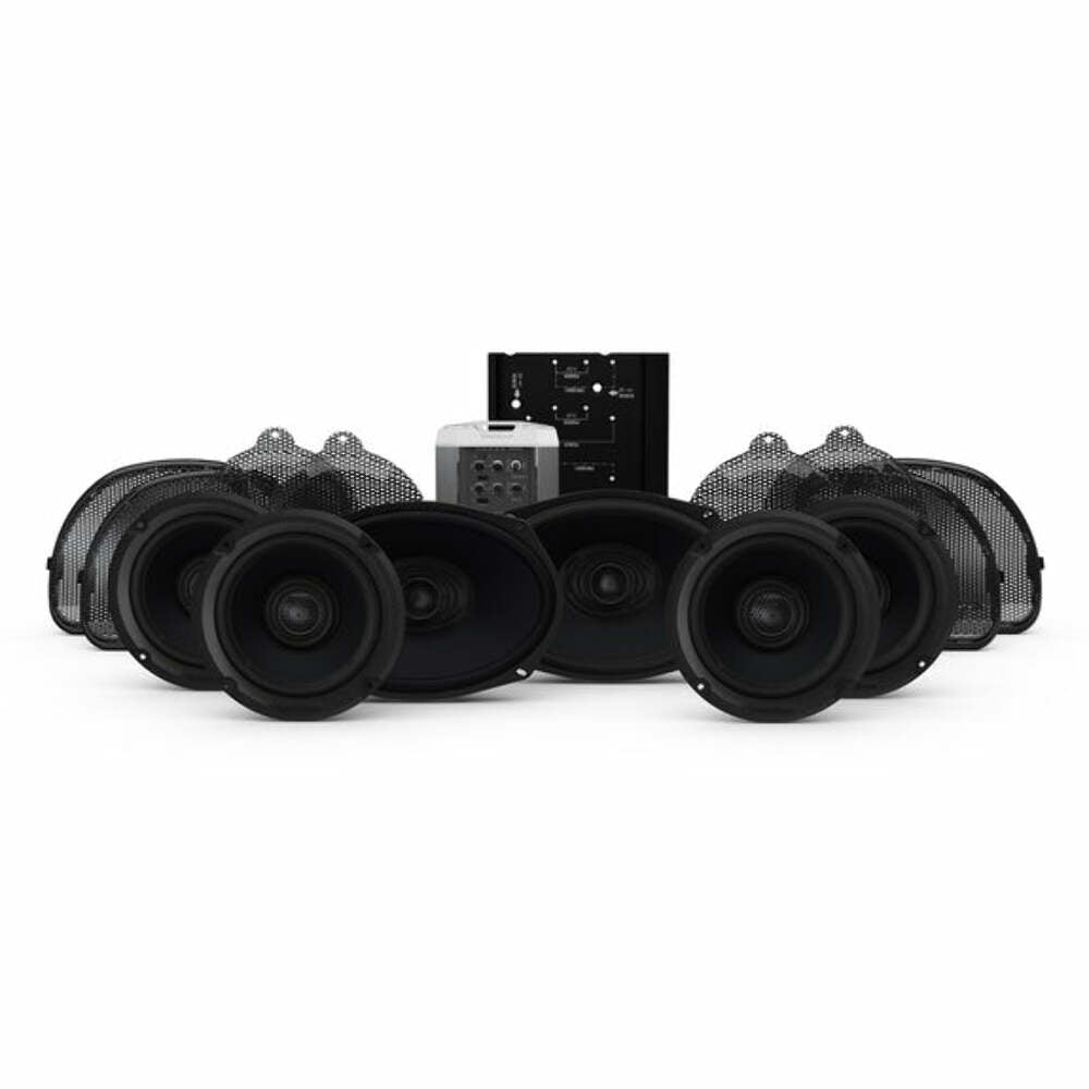 Rockford Fosgate Six speakers & amplifier kit for select 2014+ Road Glide CVO and Street Glide CV HD14CVO-STAGE3