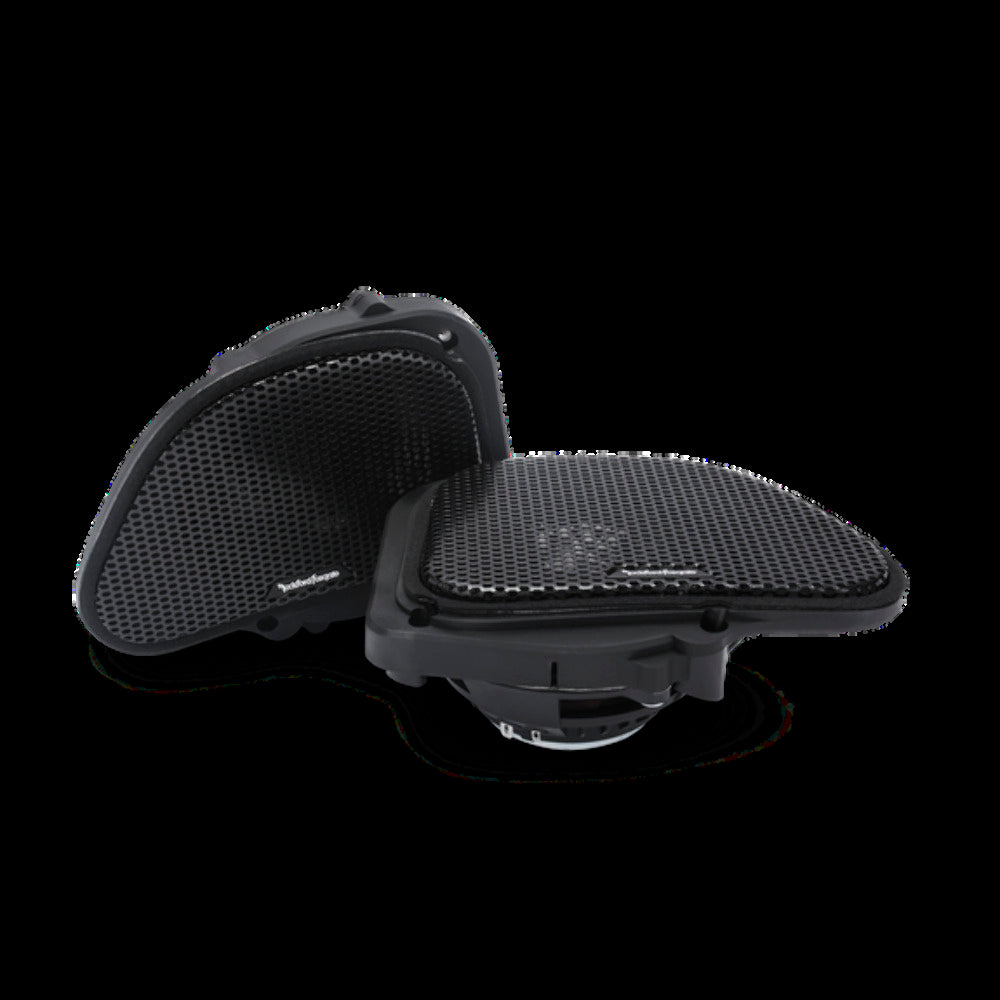 Rockford Fosgate Source unit & two speakers kit for select 1998-2013 Road Glide motorcycles pn hd9813rg-stage1