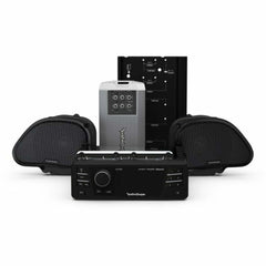 Rockford Fosgate Source unit two speakers & amplifier kit for select 1998-2013 Road Glide motorcycles HD9813RG-STAGE2