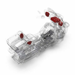 Rockford Fosgate Source unit & four speakers kit for select 1998-2013 Street Glide Ultra motorcycle HD9813SGU-STAGE1