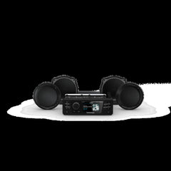 Rockford Fosgate Source unit & four speakers kit for select 1998-2013 Street Glide Ultra motorcycle HD9813SGU-STAGE1