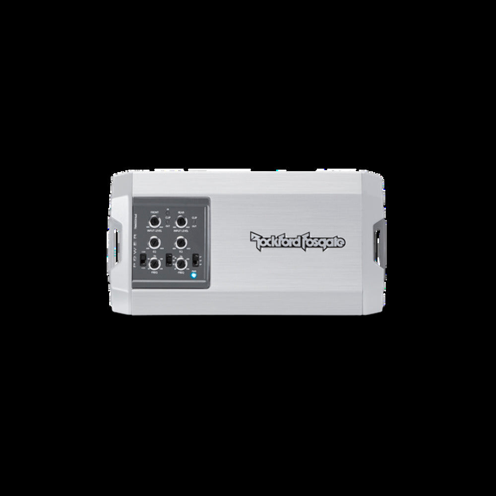 Rockford Fosgate Source unit, four speakers & amplifier kit for select 1998-2013 Street Glide Ultra Glide pn hd9813sgu-stage2