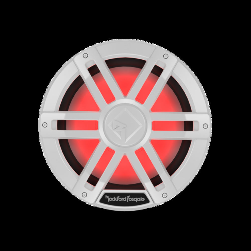 Rockford Fosgate 12" Color Optix marine subwoofer DVC (4 ) 300 watts RMS 1200 watts peak white M1D4-12