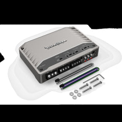 Rockford Fosgate 4 channel Element Ready amplifier
50x4 @ 4?, 75x4 @ 2?, 150x2 @ 4? bridged pn m2-300x4