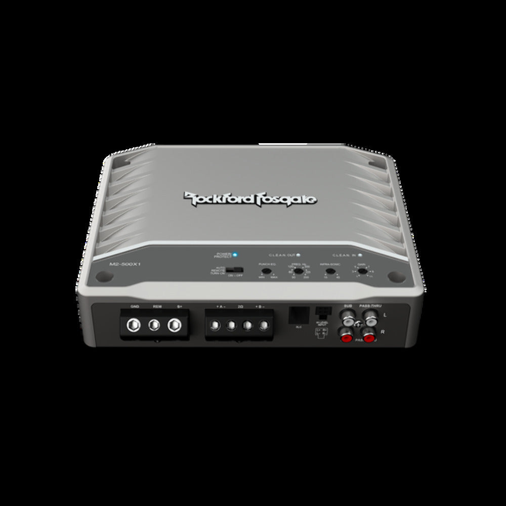 Rockford Fosgate Mono Element Ready amplifier
250x1 @ 4?, 500x1 @ 2? pn m2-500x1