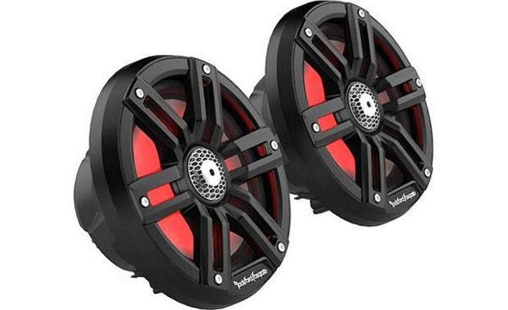 Rockford Fosgate M2 6.5 Color Optix Marine 2-Way Speakers - Black pn m2-65b