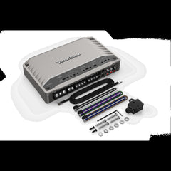 Rockford Fosgate 5 channel Element Ready amplifier 50x4 + 200x1 @ 4 100x4 + 350x1 @ 2 200X2 @ M2-750X5