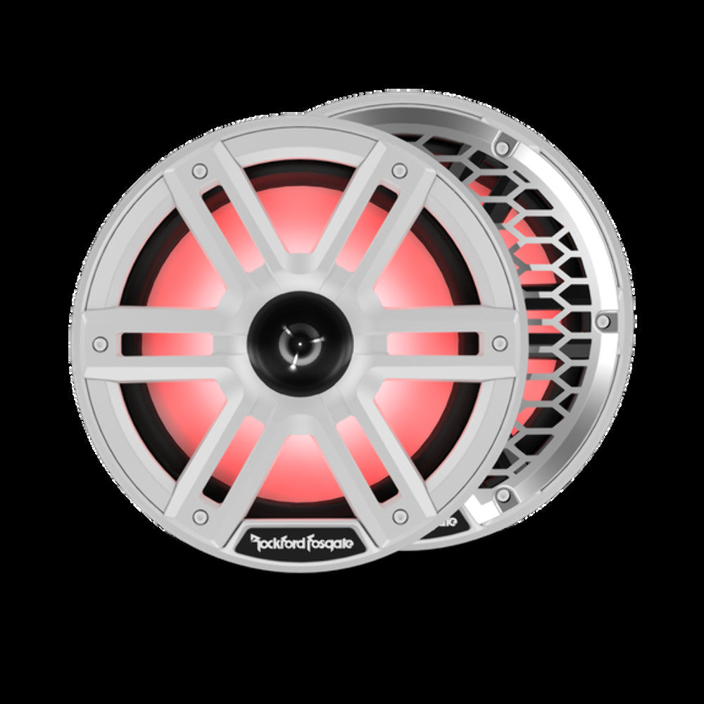 Rockford Fosgate 8" Color Optix marine 2-way system with horn tweeter 300 watts RMS 1200 watts p M2-8H