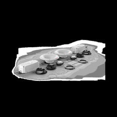 Rockford Fosgate 1" marine tweeter kit
200 watts RMS, 800 watts peak, white/stainless grilles inc pn m2-ts