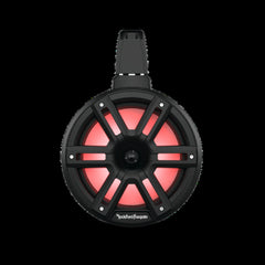 Rockford Fosgate 8? Color Optix horn wake tower speakers, 300W RMS, 1200W peak, black & stainless pn m2wl-8hb
