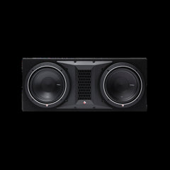 Rockford Fosgate Dual 10" ported loaded enclosure 500 watts RMS 2 final H 13.1 x W 31.1 x P1-2X10