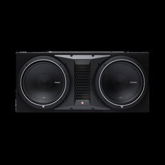 Rockford Fosgate Dual 12" ported loaded enclosure, 500 watts RMS, 
2? final, H 15.1? x W 33.9? x pn p1-2x12