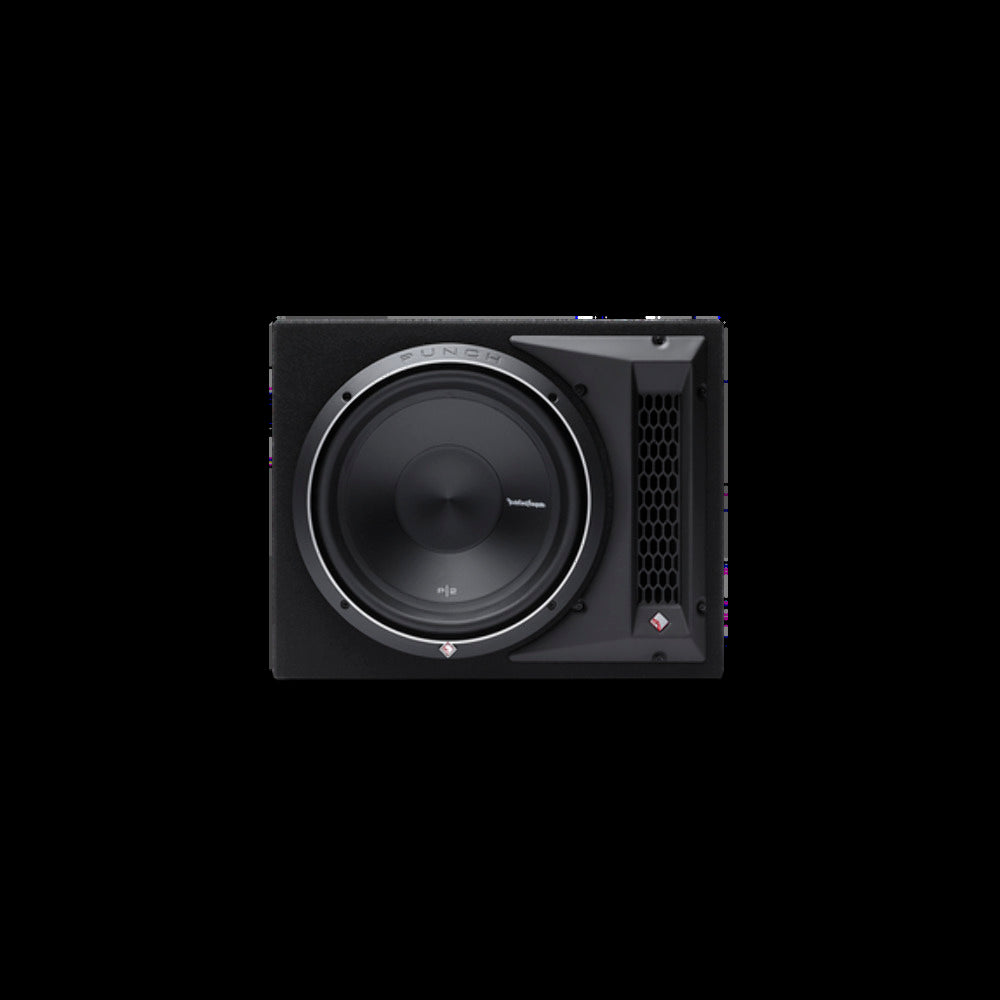 Rockford Fosgate 12" ported loaded enclosure 400 watts RMS 1 final H 15.1 x W 19.1 x D 16. P2-1X12