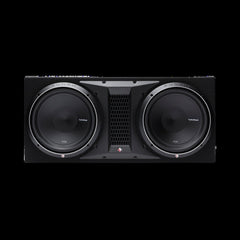 Rockford Fosgate Dual 12" ported loaded enclosure 800 watts RMS 1 final H 15.1 x W 33.9 x P2-2X12