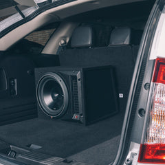 Rockford Fosgate 12" ported loaded enclosure 600 watts RMS 1 final H 15.1 x W 19.1 x D 16. P3-1X12