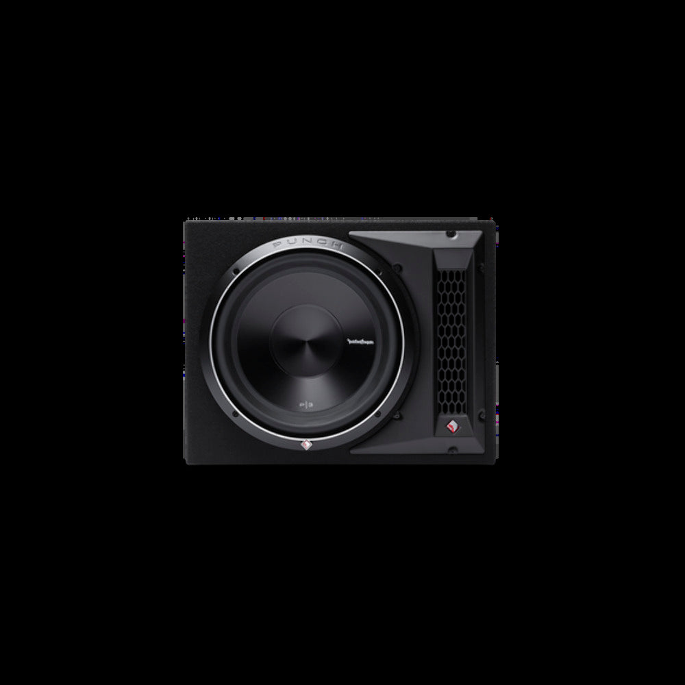 Rockford Fosgate 12" ported loaded enclosure 600 watts RMS 1 final H 15.1 x W 19.1 x D 16. P3-1X12
