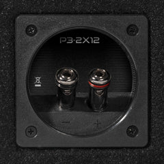 Rockford Fosgate Dual 12" ported loaded enclosure 1200 watts RMS 1 final H 15.12 x W P3-2X12