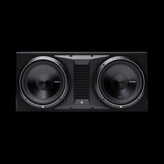 Rockford Fosgate Dual 12" ported loaded enclosure 1200 watts RMS 1 final H 15.12 x W P3-2X12