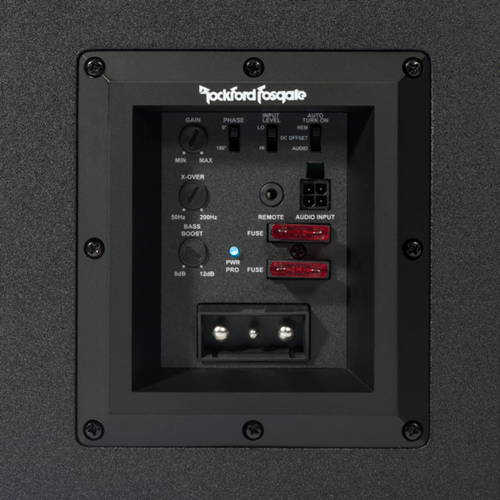 Rockford Fosgate 12? powered subwoofer 
300 watts RMS, H 15.0? x W 19.8? x D 11.0? pn p300-12