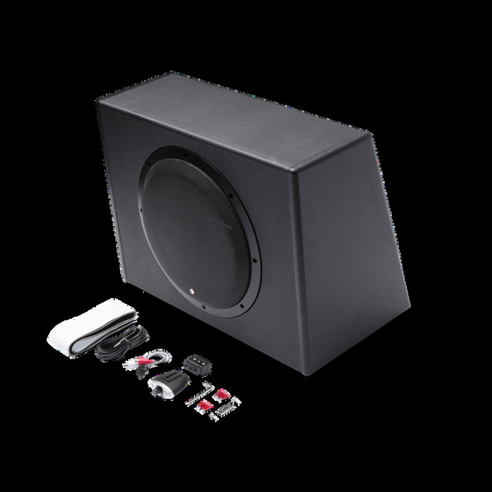 Rockford Fosgate 12? powered subwoofer 
300 watts RMS, H 15.0? x W 19.8? x D 11.0? pn p300-12