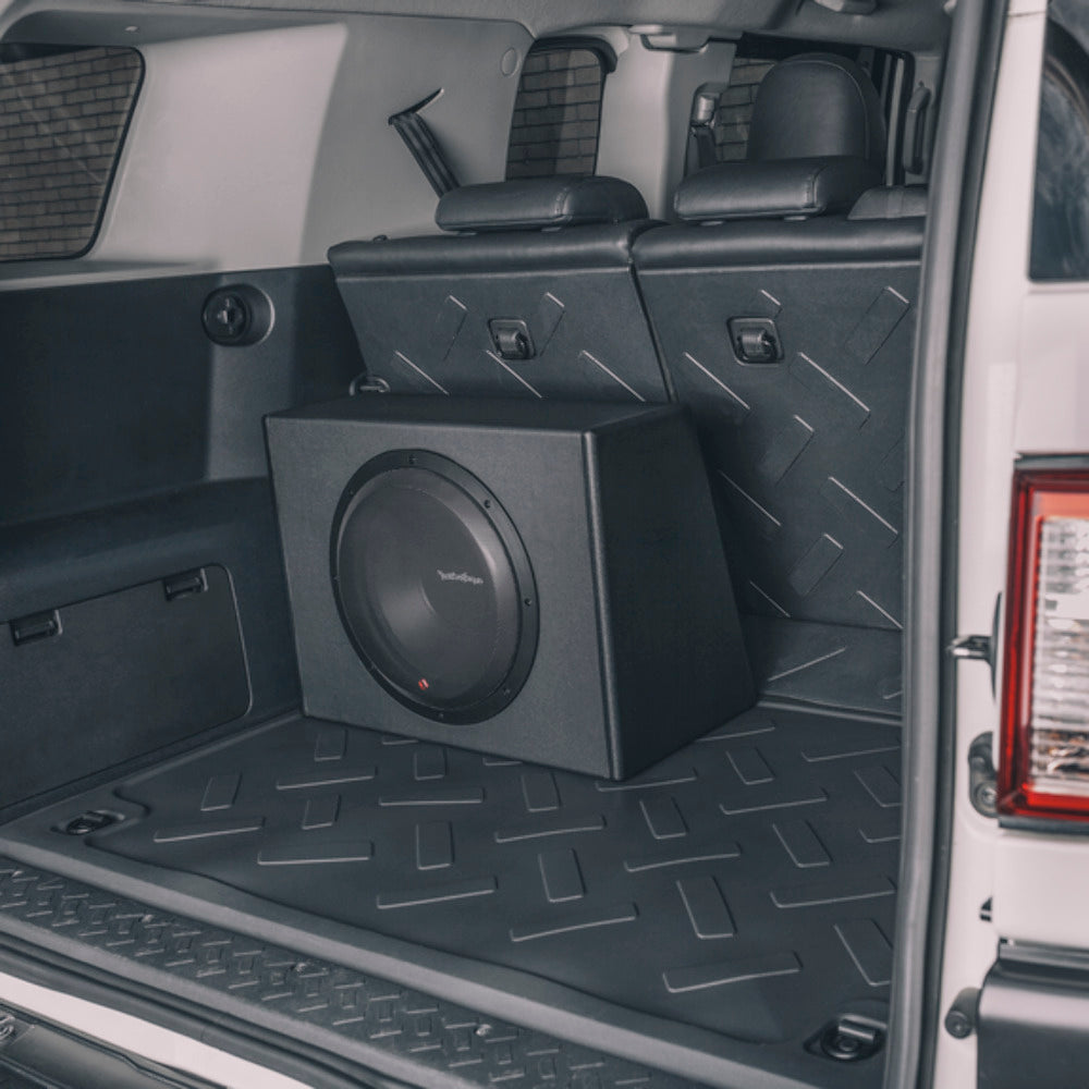Rockford Fosgate 12? powered subwoofer 
300 watts RMS, H 15.0? x W 19.8? x D 11.0? pn p300-12