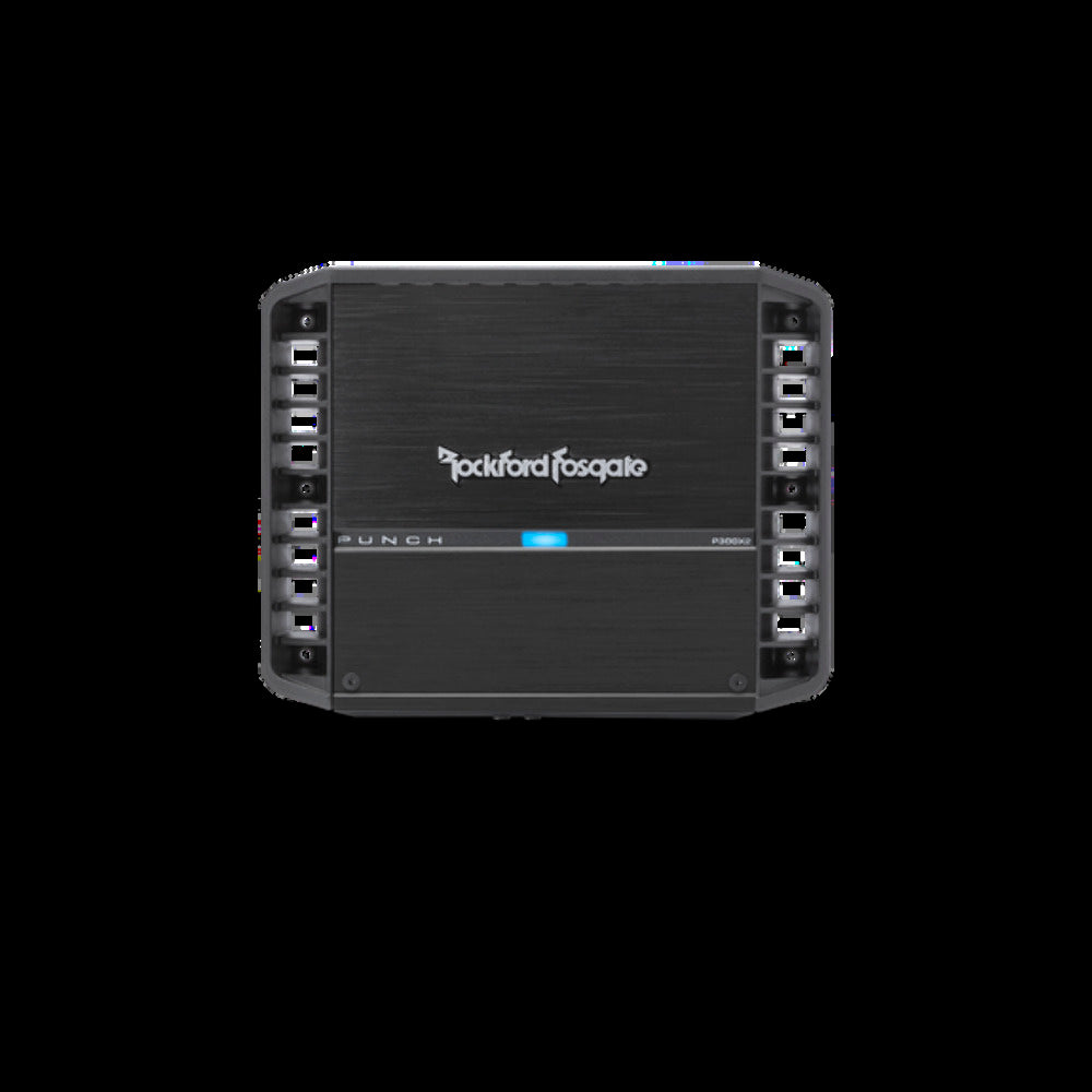 Rockford Fosgate 2 channel amplifier 
100x2 @ 4?, 150x2 @ 2?, 300x1 @ 4? bridged pn p300x2