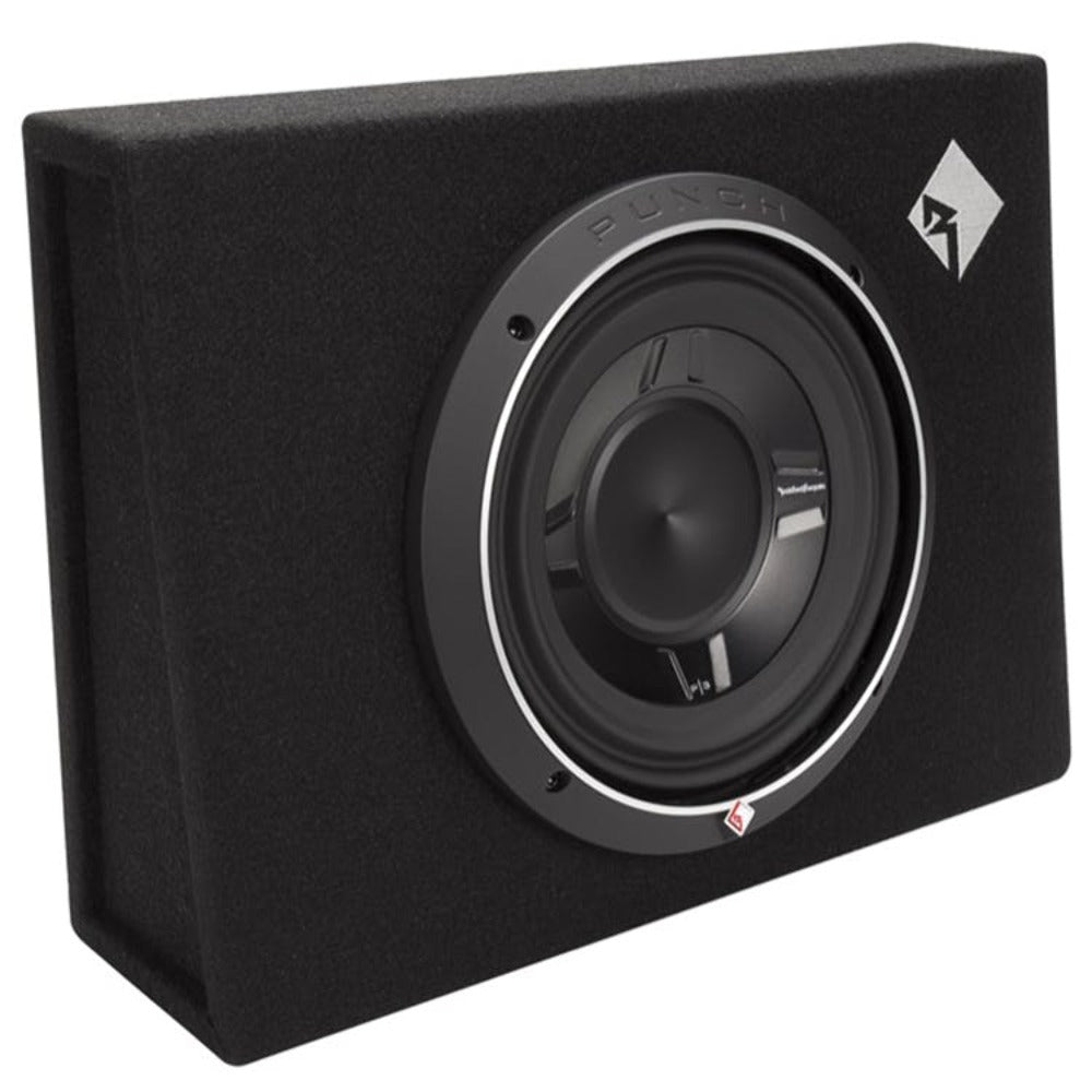 Rockford Fosgate Punch Single P3 10" Shallow Loaded Enclosure pn p3s-1x10