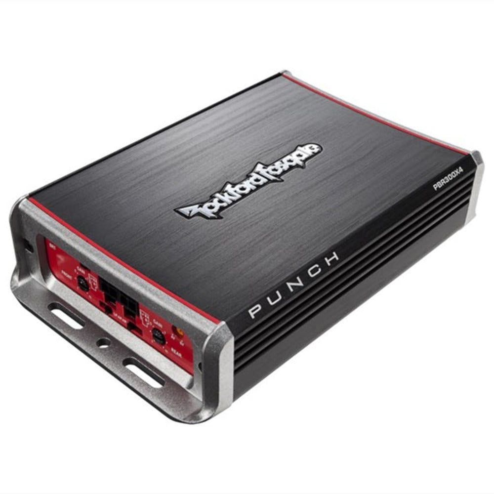 Rockford Fosgate Punch 300 Watt BRT Full-Range 4-Channel Amplifier PBR300X4