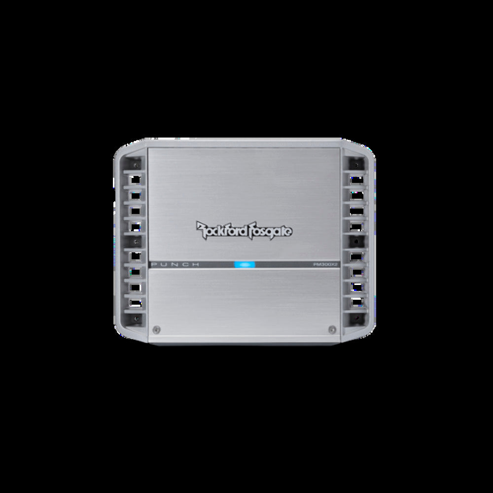 Rockford Fosgate 2 channel marine amplifier 100x2 @ 4 150x2 @ 2 300x1 @ 4 bridged PM300X2