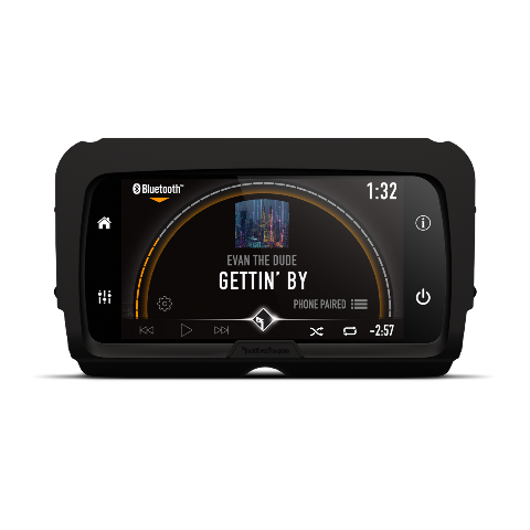 Rockford Fosgate Punch Marine Grade Media Receiver for 2014+ Harley Davidson Motorcycles PN. PMX-HD14