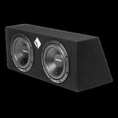 Rockford Fosgate Dual 10" sealed loaded enclosure 500 watts RMS 1000 watts peak 2 final H 12 R2-2X10