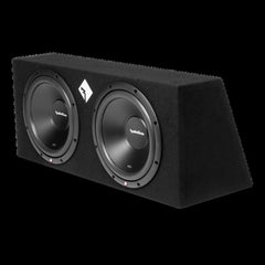Rockford Fosgate Dual 12" sealed loaded enclosure 500 watts RMS 1000 watts peak 2 final H 14 R2-2X12