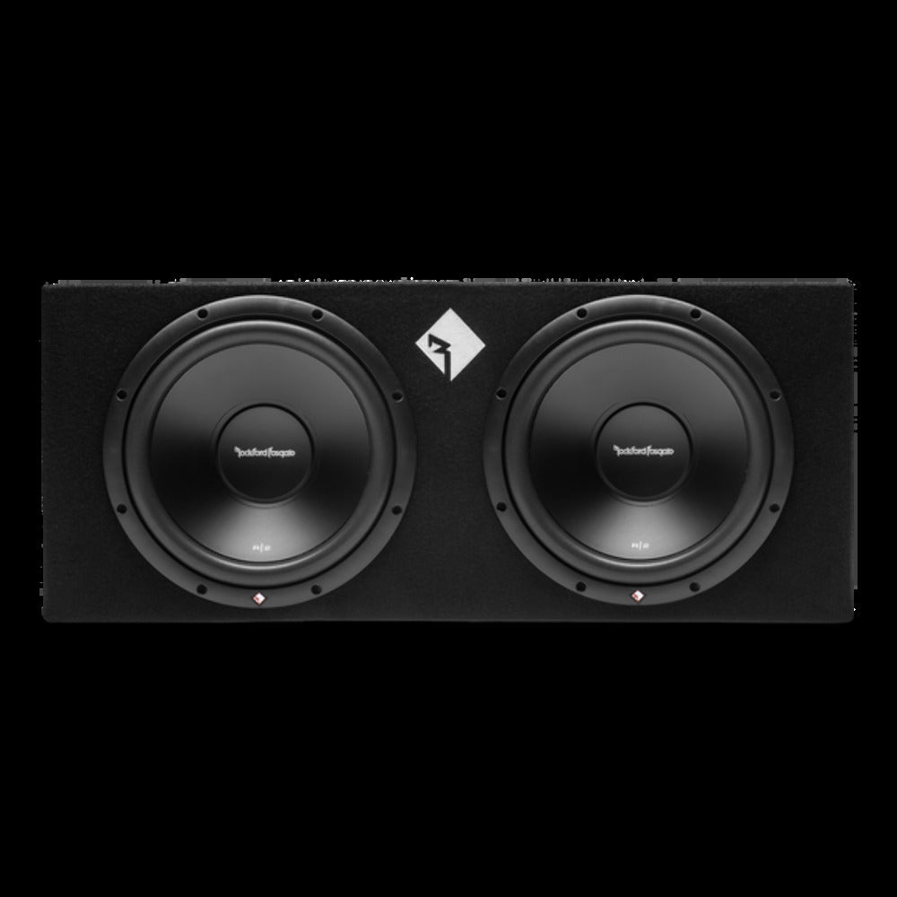 Rockford Fosgate Dual 12" sealed loaded enclosure 500 watts RMS 1000 watts peak 2 final H 14 R2-2X12