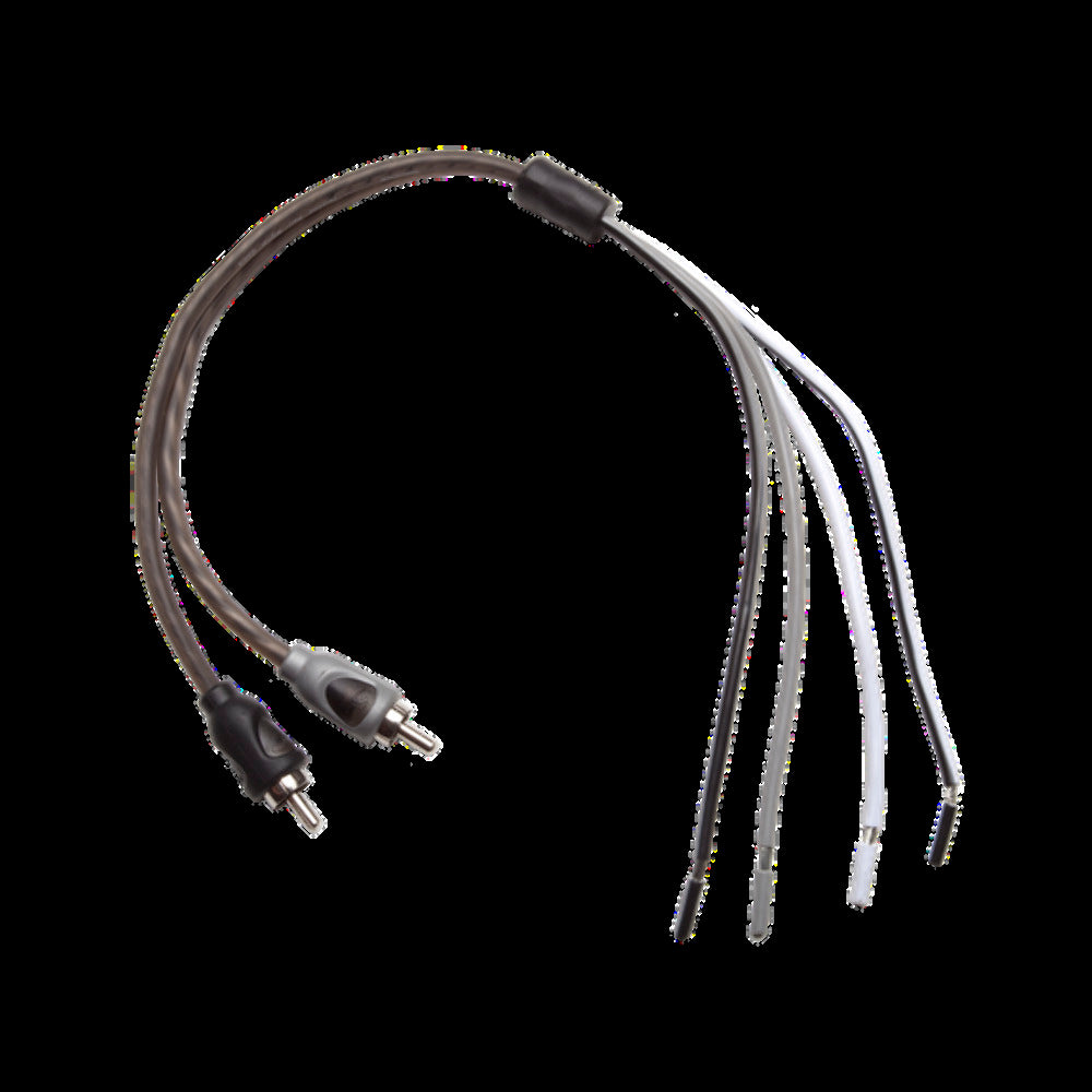 Rockford Fosgate Speaker wire to male RCA connectors RFI2SW