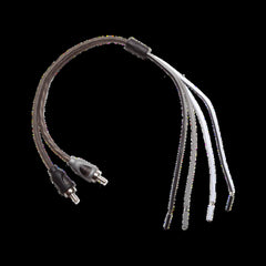 Rockford Fosgate Speaker wire to male RCA connectors RFI2SW