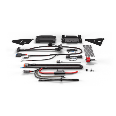 Rockford Fosgate Complete amp install kit for 1998+ Harley Davidson? Road King motorcycles, includes Bluetooth streaming module PN. RFK-HDRKM5