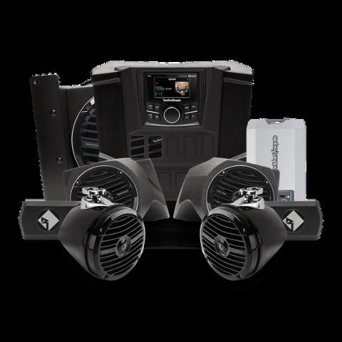 Rockford Fosgate 400 watt stereo front speaker subwoofer & rear speaker kit for select Ranger RNGR-STAGE4