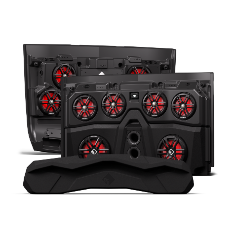 Rockford Fosgate Polaris Ranger 2018+ 4 Seat Overhead Audio Solution RNGR18-ROOF4M2