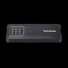 Rockford Fosgate 5 channel amplifier 100x4 + 400x1 @ 4?,
100x4 + 600x1 @ 2?, NA + 600x1 @ 1? pn t1000x5ad