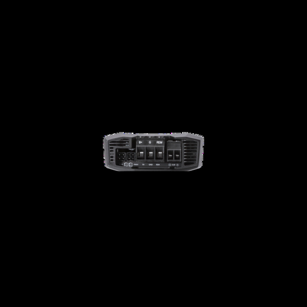 Rockford Fosgate 5 channel amplifier 100x4 + 400x1 @ 4?,
100x4 + 600x1 @ 2?, NA + 600x1 @ 1? pn t1000x5ad